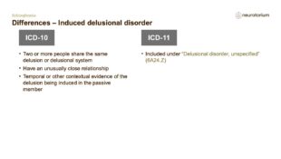 Schizophrenia – Definitions and Diagnosis – slide 37
